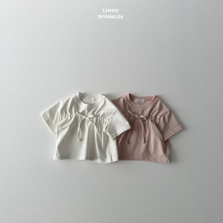 lindo/48. bb ribbon T-shirt XS-XL