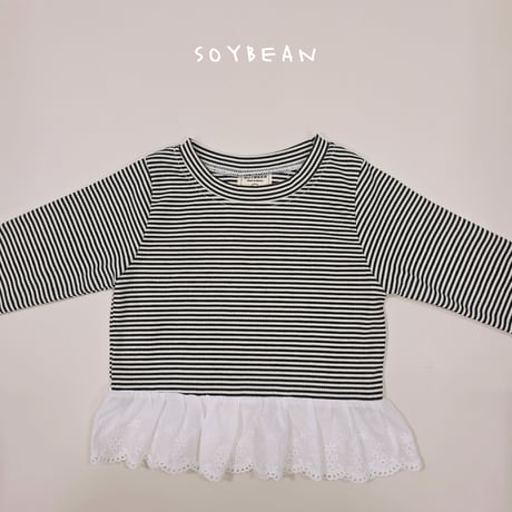 soybean/76. dangara fril T-shirt XS-XL