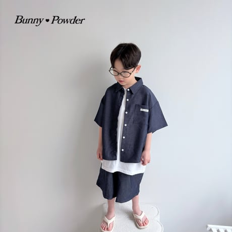 bunnypowder/212. half t NB denim S-XL