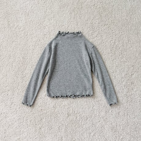 urbanrabbit/29. Lettuce Edge Mock Neck Top JS-JM
