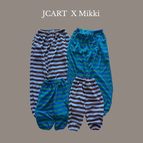 mikki/11. Terry dangara jogger pants 2XL-4XL