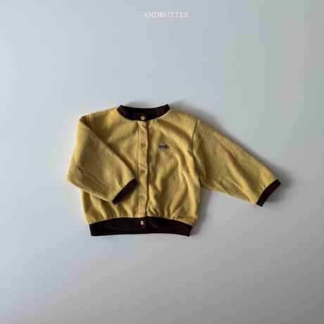 andbutter/42. Two-Tone Terry Cardigan S-XL