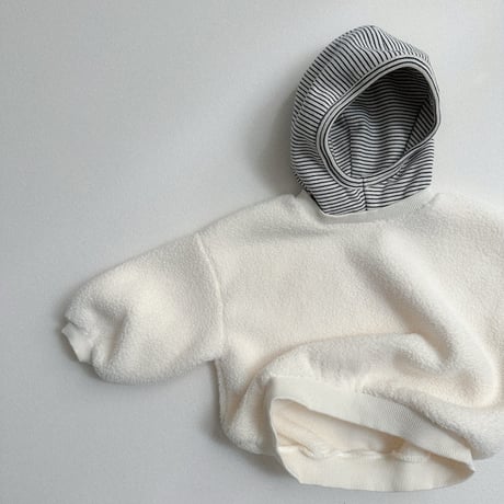 minirobe/4. Boa fleece hooded sweatshirt S-XL