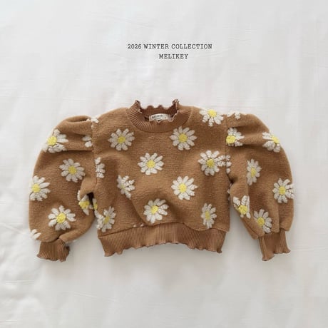 melikey/27. flower mongle nalnal man-to-man XS-XL