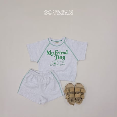 soybean/12. plan ) my Friend updown set XS-XL
