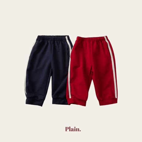 plain/15. tape pants XS-XL