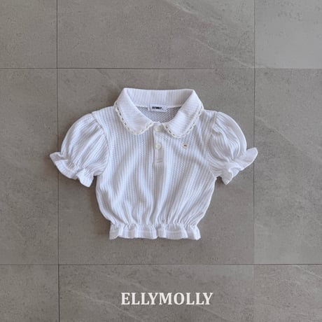 ellymolly/92. Rie puff collar T-shirt 5-11