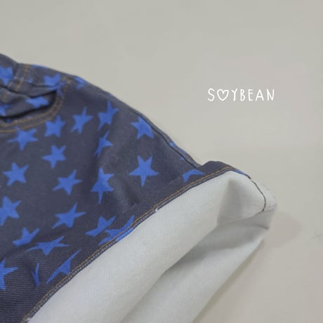 soybean/73. plan ) star bermuda pants XS-XL