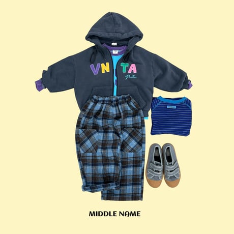 middlename/40. check pocket pants JS-JM