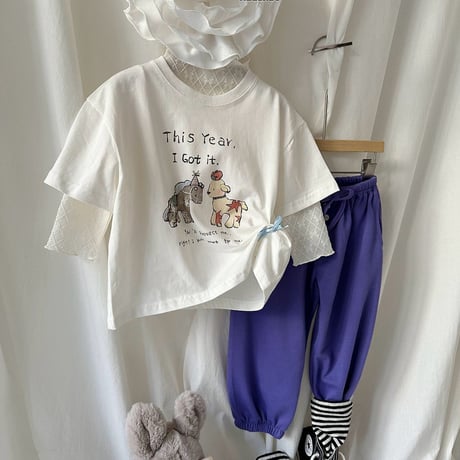 melikey/1. pony half t T-shirt XS-XL