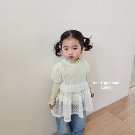 merrygoround/32. sisuru fril blouse XS-2XL