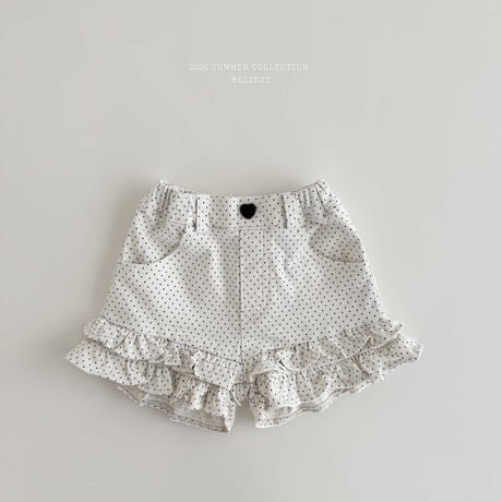 melikey/80. two two fril half pants JS-JM