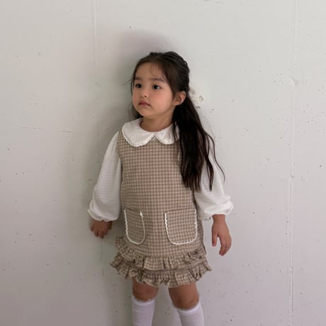 ellymolly/129. little pocket fril one-piece 5-11