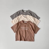 onu/2. lettering half t T-shirt BABY(12M)-XL(6-7Y)