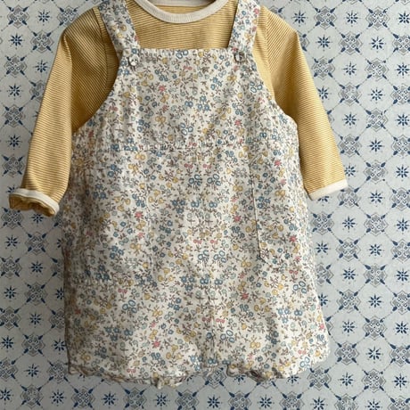 gou/143. B-pattern overalls  2(6-12M)-3(12-18M)