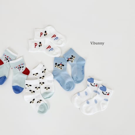vbunny/5. dog socks set S(130-150)-L(180-210)