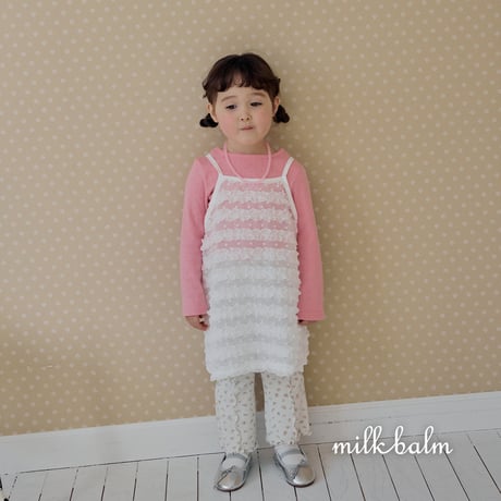 milkbalm/20. fril sleeveless one-piece XS-XL