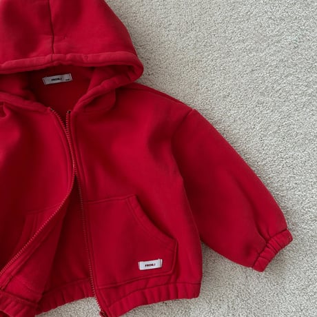 fromi/60. Banded Zip-Up Hoodie JS-JM