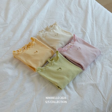 ninibello/8. heart punching ailet T-shirt XS-XL