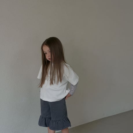 coycoya/26. denim fril pants S-2XL