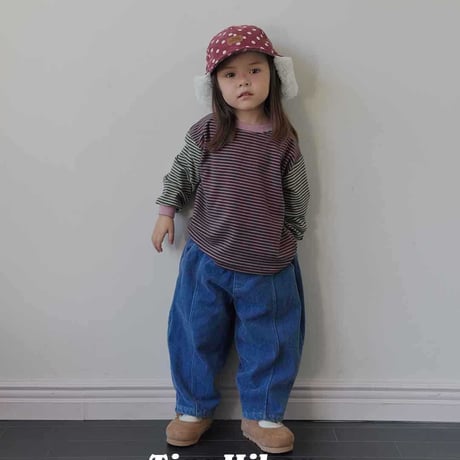 tinyhiker/6. mago stripe T-shirt XS-XL