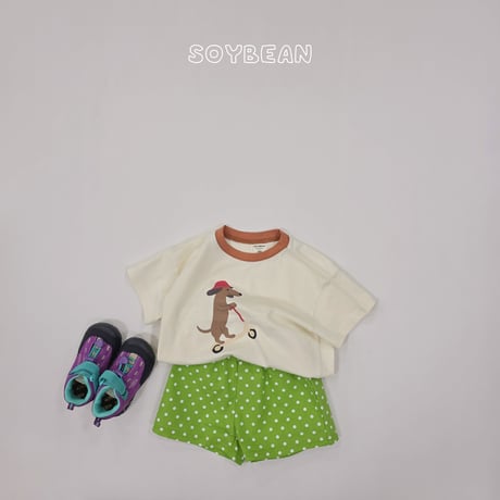soybean/21. plan ) lie animal half t T-shirt JS-JM