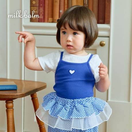 milkbalm/26. check fril pants XS-XL