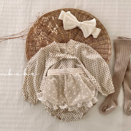 valubebe/43. ribbon suit 6M-18M