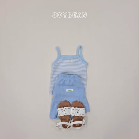 soybean/27. plan ) stripe sleeveless XS-XL