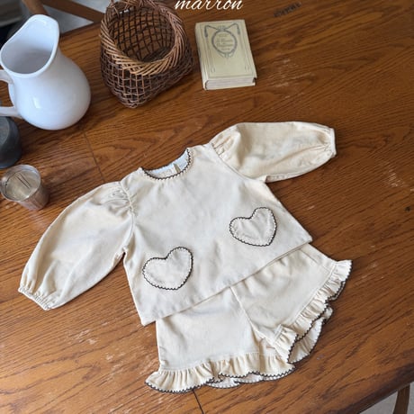 marron/15. heart set XS-L