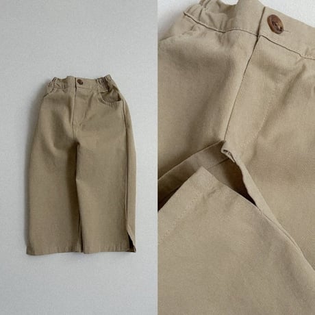 digreen/6. slit pants S-2XL