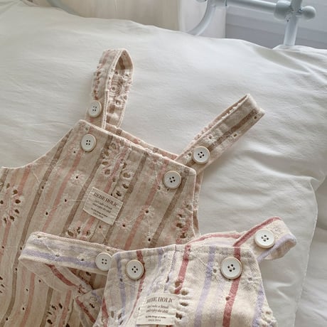 bebeholic/14. delly overalls suit S(3-6M)-XL(18-24M)
