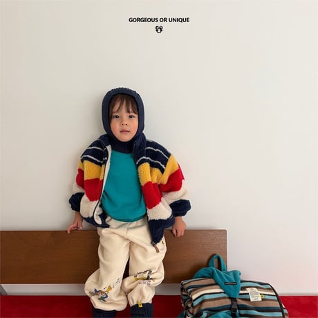 gou/81. pretty man-to-man XS(2-3Y)-XL(6-7Y)