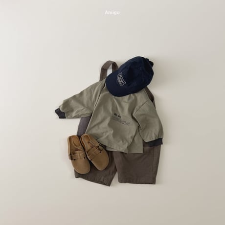 amigo/7. corduroy two color overalls  XS-XL