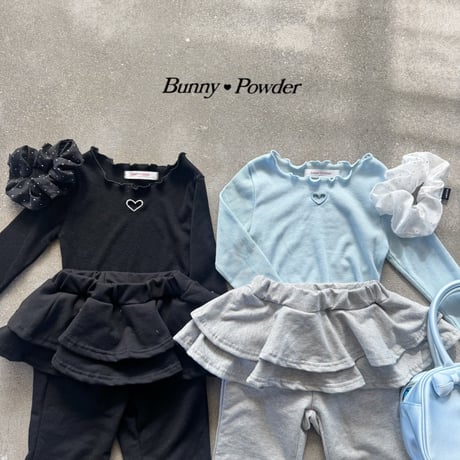 bunnypowder/57. heart T-shirt S-XL