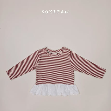 soybean/76. dangara fril T-shirt XS-XL