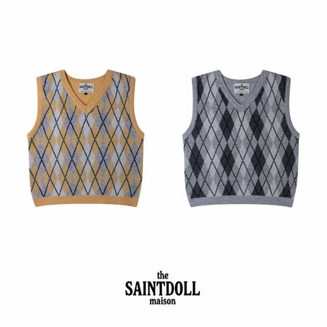 saintdoll/145. baby knit vest S-L