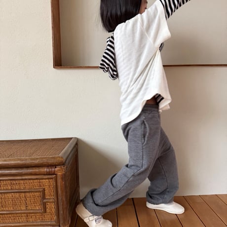 minibonbon/77. waffle half t T-shirt XS-XL