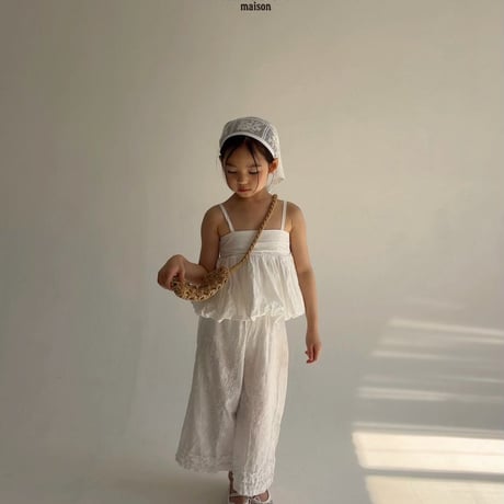 saintdoll/81. lace wide pants S-L