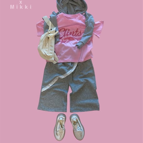 mikki/43. oblique lace pants S-XL