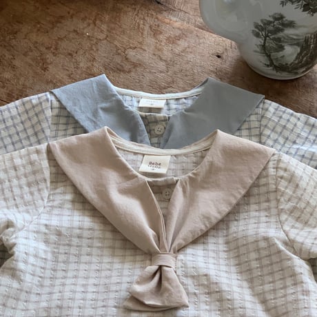 bebeholic/35. sailer marine blouse S(3-6M)-L(12-18M)