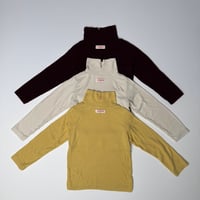 andbutter/72. Slit Neck Turtleneck Tee XS-XL