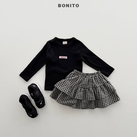 bonito/118. check kangkang skirt 12M-XL