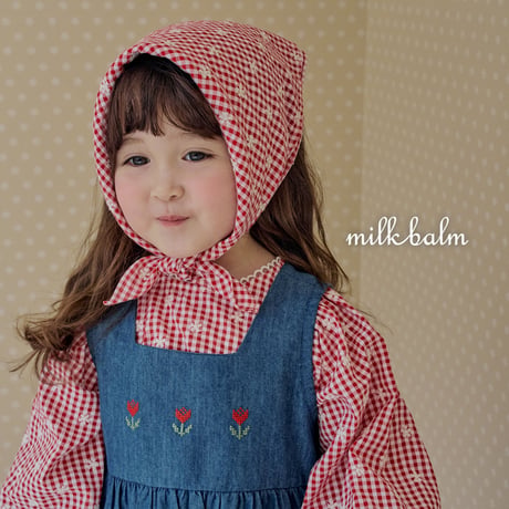 milkbalm/8. tulip denim one-piece XS-XL