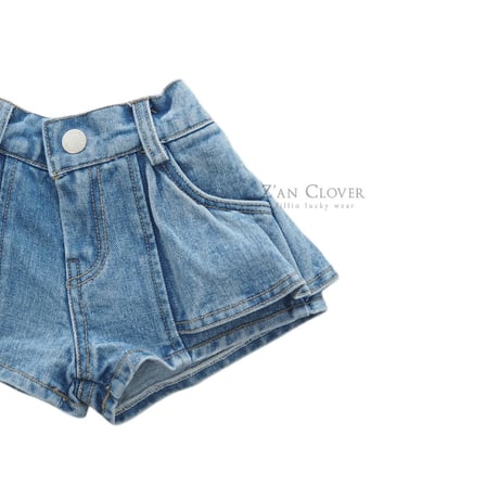 zanclover/31. flare shorts denim 3-11