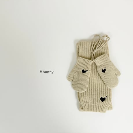 vbunny/63. heart embroidery glove FREE