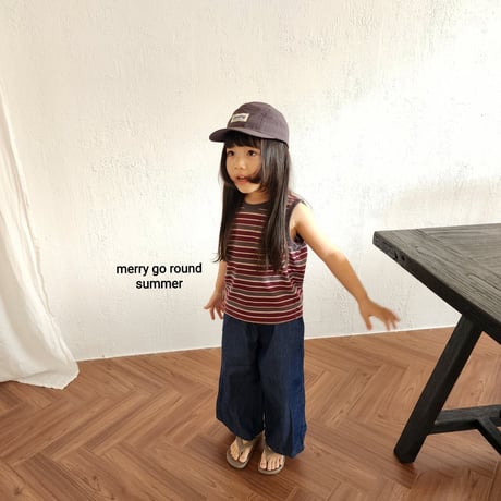 merrygoround/4. boy sleeveless XS-2XL