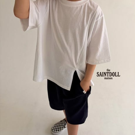 saintdoll/58. oblique section T-shirt ADULT