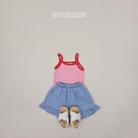 soybean/28. plan ) stripe sleeveless JS-JM
