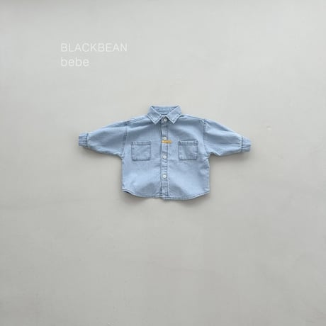 blackbean/18. matin bebe denim shirt S-M